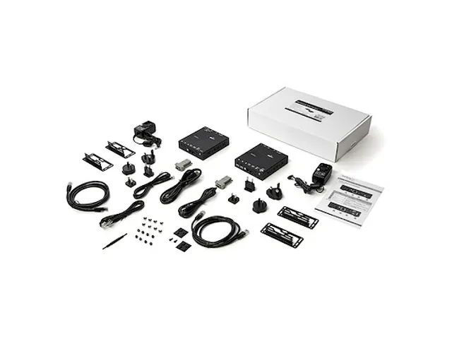 HDMI KVM Extender over IP, 4K 30Hz HDMI 2.0 & USB over IP LAN of CAT5e