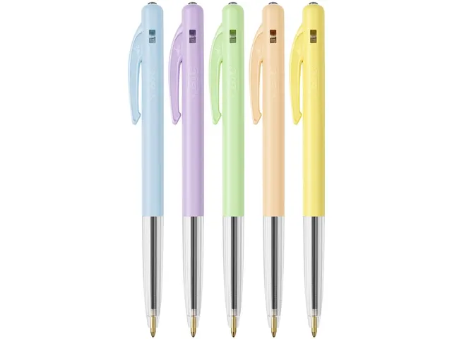 Stylo bille BIC M10 Colors Pastel Edition Limitée Medium assorti
