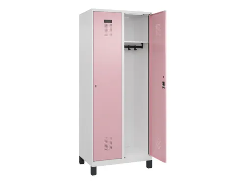 locker,HxBxD 1950x800x500mm,2vak,vak B 400mm,cil.-slot,voeten