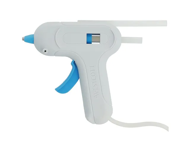 Mini lijmpistool Westcott hoge temp. incl 2 patronen 7mm