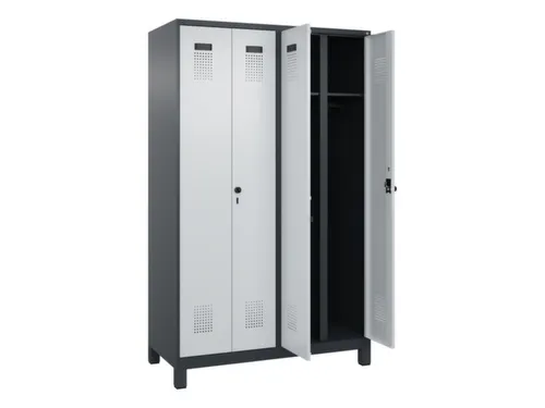 locker voor scheiding van kleding,HxBxD 1950x1200x500mm,4vak