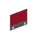 baliepaneel,v. bureau,aanbouw links,B 600mm,MS-donkergrijs,BN4011-rood