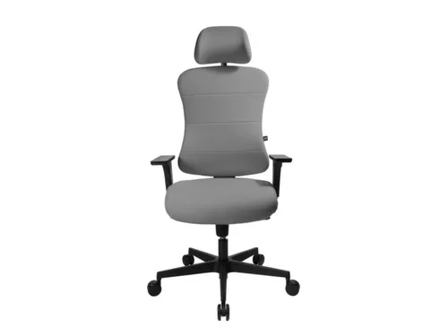 Topstar Bureaustoel Art Comfort met hoofdsteun grijs