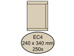Envelop Quantore Akte Ec4 240X340Mm 120Gr Cremekraft Gegomd