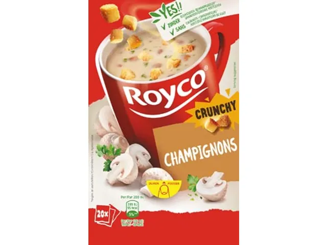 Minute Soup Champignons Doos 20 Stuks