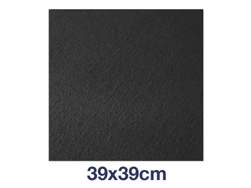 Linstyle servet 478726 39x39cm zwart 1/4 vouw 1-laags 14x50 stuks