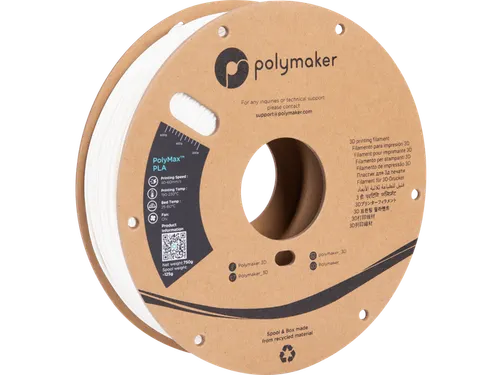 Polymaker PolyMax Tough PLA filament 1,75 mm White 0,75 kg