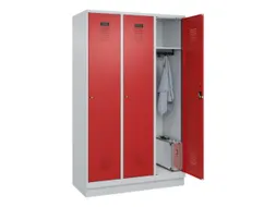locker,HxBxD 1950x1200x500mm,3vak,vak B 400mm,cil.-slot,sokkel