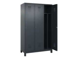 locker voor scheiding van kleding,HxBxD 1950x1200x500mm,3vak - 1