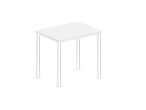 In hoogte verstelbaar bureau,HxBxD 720-840x800x600mm,Bl-wit