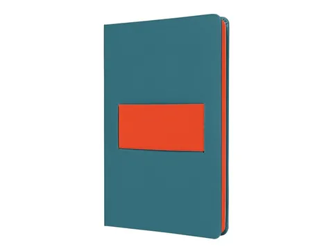 Carnet Sigel Linescape Neo A5 bleu/papaye à couverture rigide