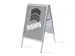 Stoepbord A1 complete set met print "INGANG" Grijs