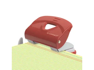 Q-CONNECT Medium Duty perforator Metaal 2-gaats 20 vel Rood - 2