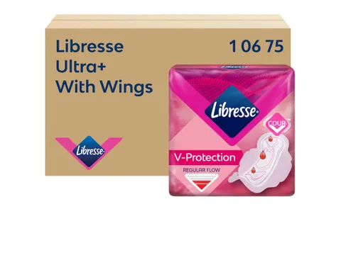 Libresse Ultra+ Regular maandverband met vleugels