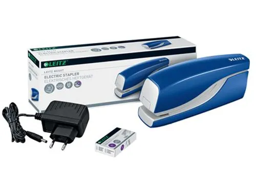 Nietmachine Elektrisch Leitz Nexxt 1mm Blauw 10vel