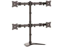 Monitor Standaard Voor 4 Schermen 27 inch zwart
