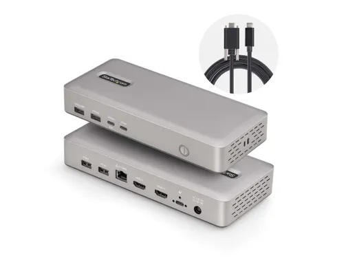 Dual-Monitor USB4 docking station Dual 4K 120Hz of Single 8K 60Hz