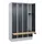 locker met bank,HxBxD 1950x1200x815mm,4vak,vak B 300mm,cilinderslot