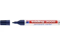 Viltstift edding 3000 rond 1.5-3mm staalblauw