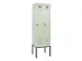 locker voor scheiding van kleding,HxBxD 2120x600x500mm,2vak