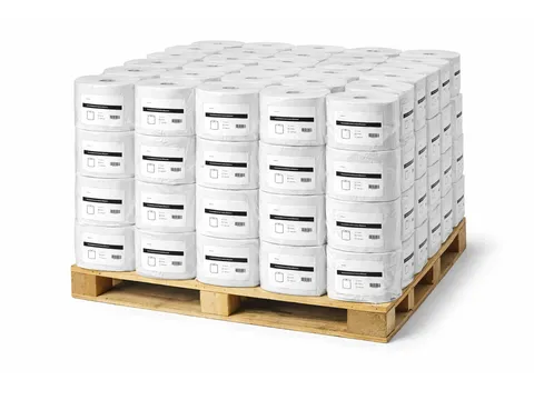 Poetsrol Midi Recycled 2-laags 18,5cm 6x140 meter Pallet a 48x 6 Rol