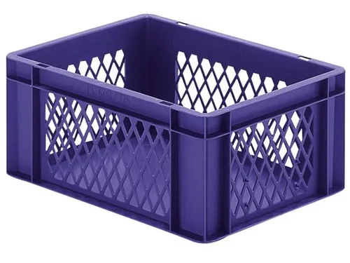 Euronorm-Stapelbak 15l H X L X B 175x400x300mm Blauw