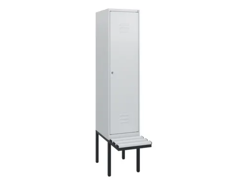 locker met bank,HxBxD 1950x400x815mm,1vak,vak B 400mm,cil.-slot