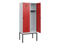 schoollocker,HxBxD 1950x800x500mm,2vak,vak B 400mm,draaigrendel