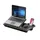 Laptopstandaard met Schootkussen en Mousepad Zwart