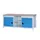 werkbank,HxBxD 860x2000x750mm,onderstel RAL3003,fronten RAL3003