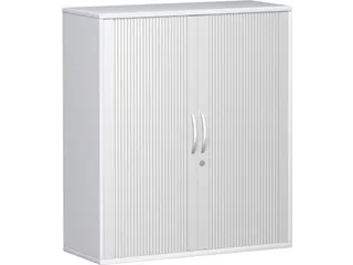 jaloeziedeurkast,HxBxD 1150x1000x430mm,2xhouten vloer,decor romp wit - 2