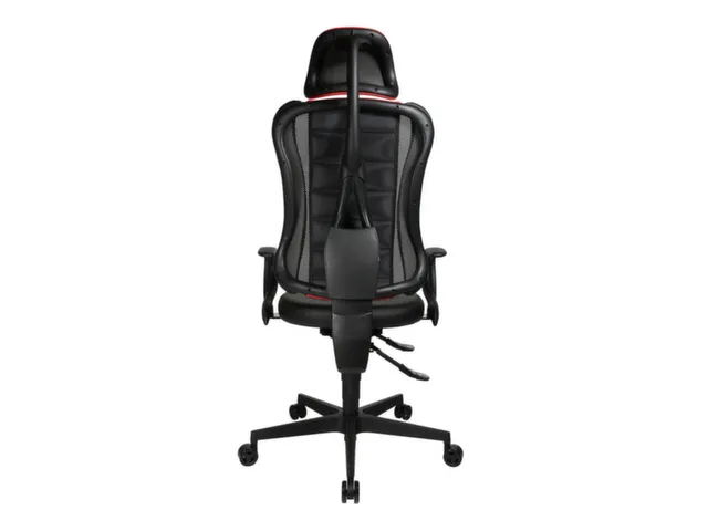 Topstar Bureaustoel Sitness Racer RS hoofdsteun zwart/rood