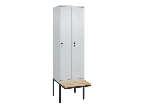 locker voor scheiding van kleding,HxBxD 2120x600x815mm,2vak