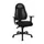 Bureaustoel,Synchroonmech.,M. Armleuningen,Zitting Stof Zwart