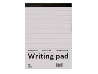 Schrijfblok Qbasic A5 lijn 160blz 60gr - 2