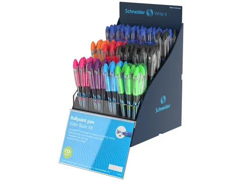 Balpen Schneider Slider Basic XB SIS-display à 120 stuks