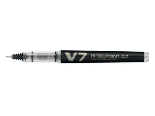 Rollerpen Pilot Hi-Tecpoint V7 Cartridge System Begreen 0.7mm Zwart - 1