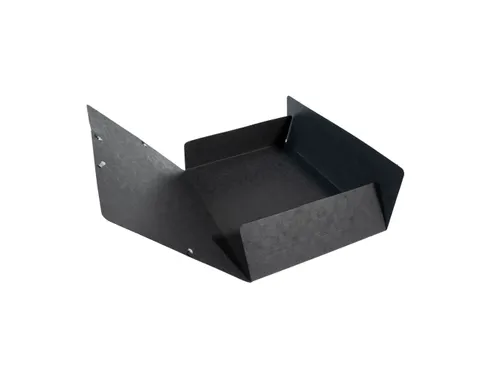 Elastomap 3 kleppen glanskarton 600g/m2 Scotten Maxi Capacity A4 Zwart