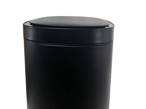 Afvalbak Desq Sensor 50 liter RVS zwart