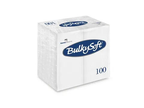 BulkySoft Servetten Wit Cellulose 2laags 40x40cm Eco 2000 Stuks