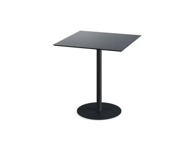 bistrotafel,HxBxD 730x700x700mm,rechthoekig,schotelvoet zwart