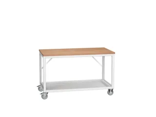 werkbank,verrijdbaar,HxBxD 930x1500x800mm,multiplexblad - 1