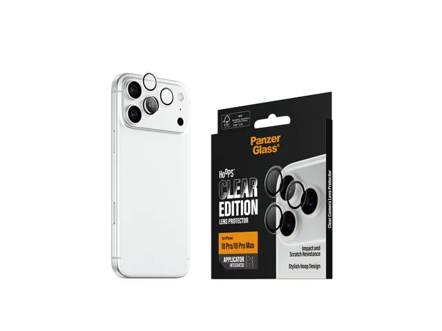 PanzerGlass Hoops Camera Lens Protector Transparent iPhone 18 Pro