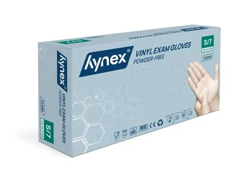 Handschoen Hynex vinyl S transparant 4.5gr 100 stuks