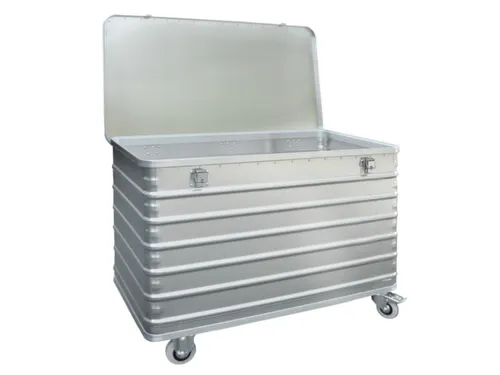 Bakwagens Aluminium Deksel En Cilinderslot 250kg 870x1280x680mm