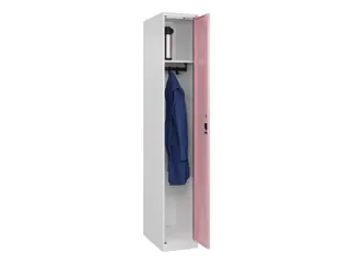 locker,HxBxD 1850x300x500mm,1vak,vak B 300mm,cil.-slot,staand op vloer - 1
