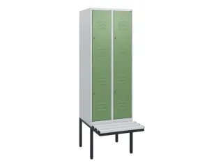 Dubbeldekse dekenkist,HxBxD 1950x600x815mm,2x2vak.,vak B 300mm - 1