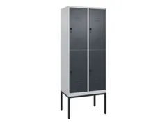 dubbeldekse locker,HxBxD 2120x800x500mm,2x2vak.,vak B 400mm