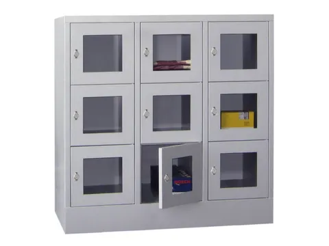 Vakkenkast Vensterdeuren 1518x1230x500mm 12 Vakken 400mm Klinksluiting