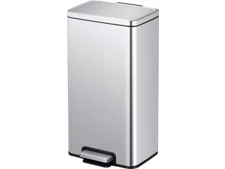 Madison pedaalemmer 30 Liter Zilver Mat RVS - 2